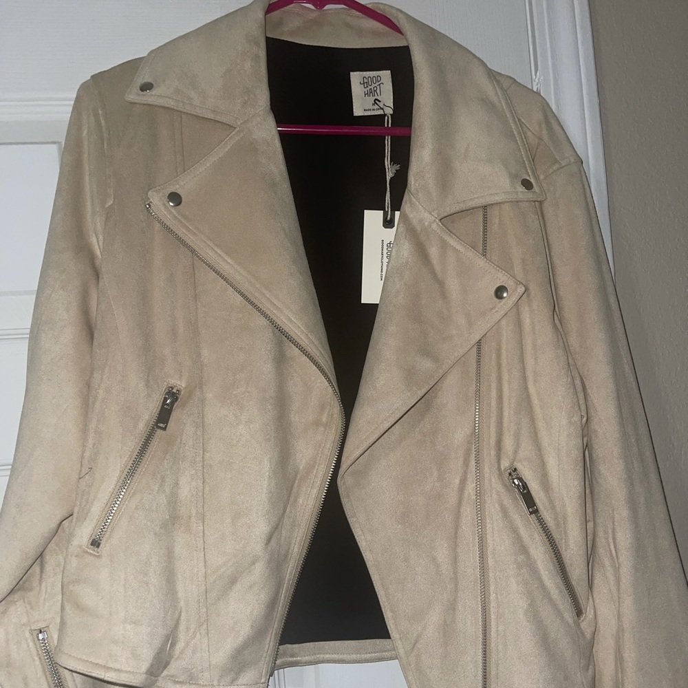 Good Hart Moro Suede Jacket NWT